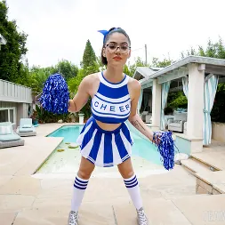 Ellie Nova in Busty Cheerleader Does the Splits, Gets Some Dick (Photo 1) Ellie Nova in 'Team Skeet' Busty Cheerleader Does the Splits, Gets Some Dick (Thumbnail 1)