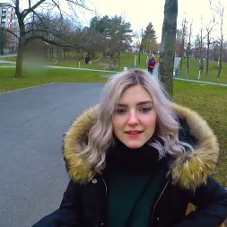 Eva Elfie in 'Team Skeet' I Gave A Fan Blowjob In Public (Thumbnail 24)