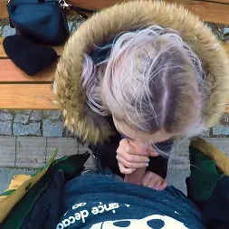 Eva Elfie in 'Team Skeet' I Gave A Fan Blowjob In Public (Thumbnail 48)