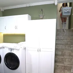 Gabbie Carter in Laundry Day Surprise (Photo 1) Gabbie Carter in 'Team Skeet' Laundry Day Surprise (Thumbnail 1)