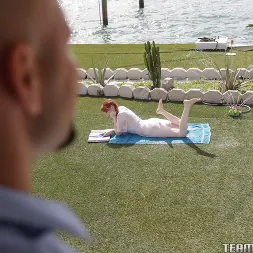 Krystal Orchid en 'Team Skeet' Arbusto de jengibre de cara arqueada (Miniatura 66)